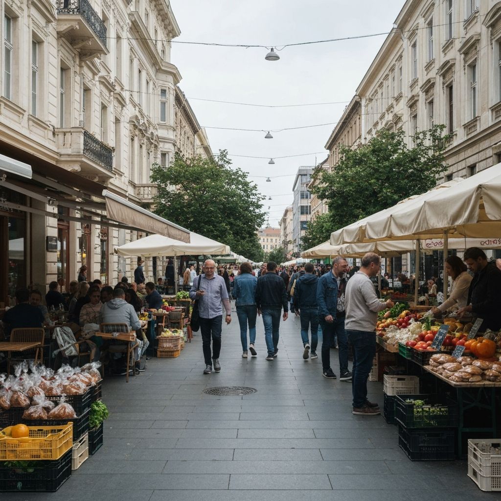 városi lét és étkezési szokások